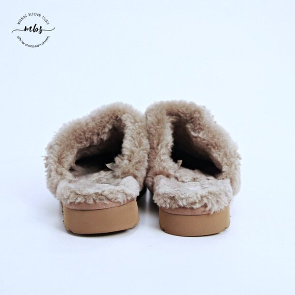 UGG Coquette Suede Slippers Tan Women 6 - Picture 4 of 14